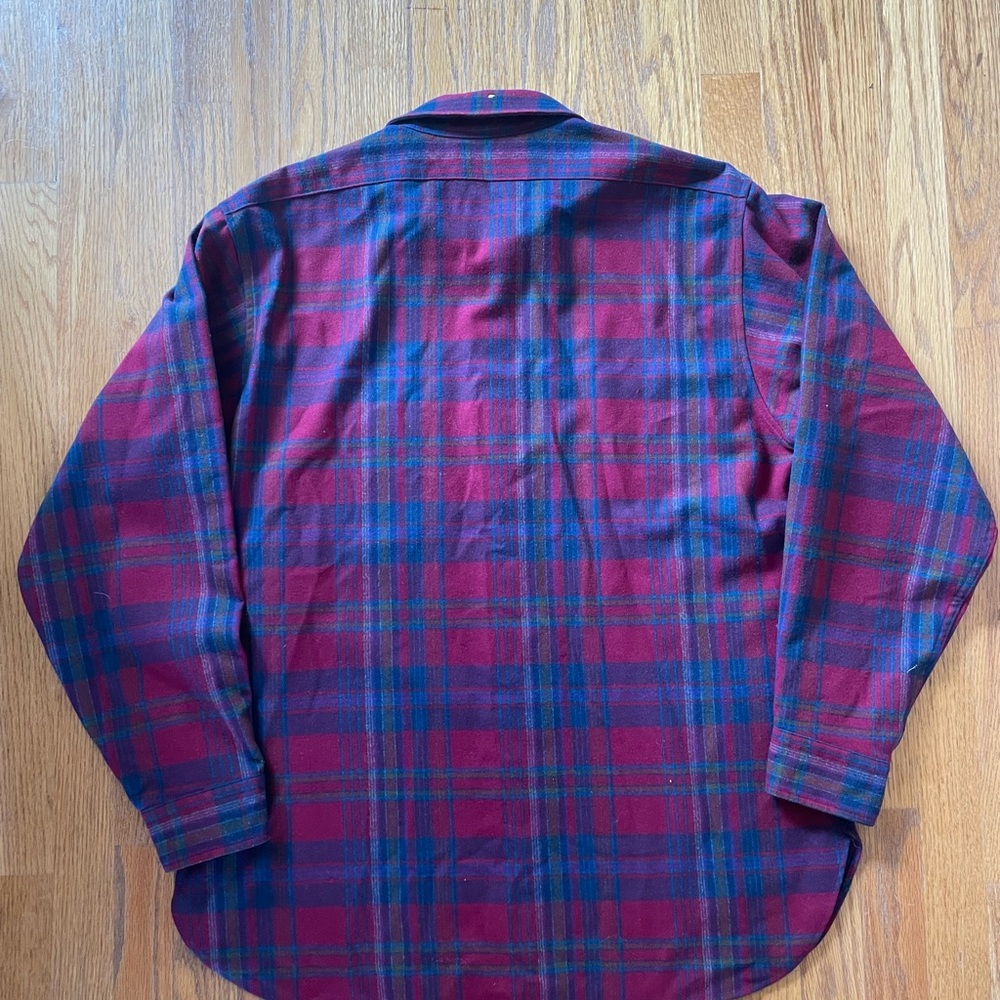 Vintage Pendleton Red Flannel XL | Made in USA - Picture 6 of 16